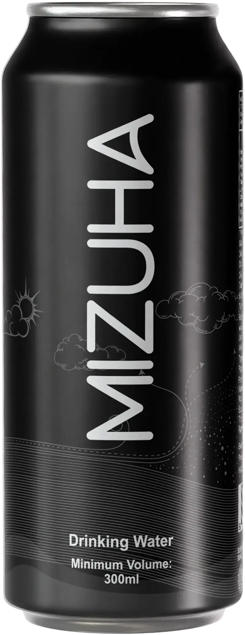Mizuha Matte Black Can